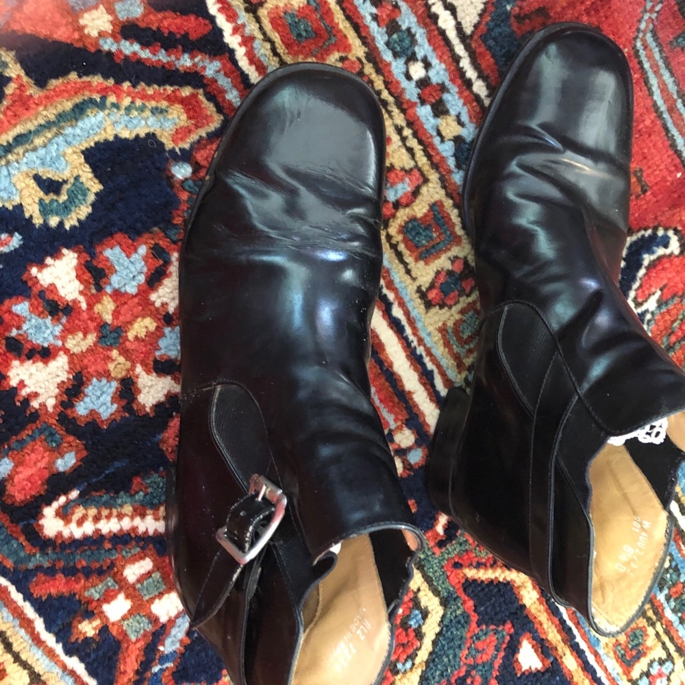 Ralph Lauren black leather ankle books Size 8.5M - Picture 3 of 7
